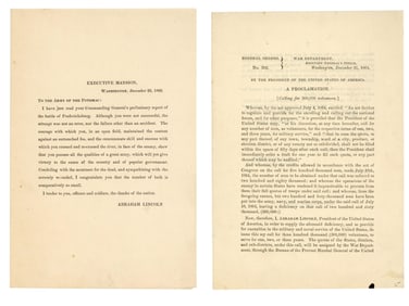 Abraham Lincoln Civil War Circulars