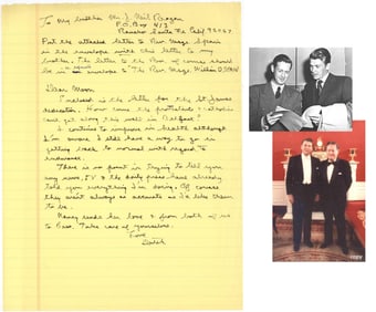 Reagan to Brother Neil: "How come the protestants & catholics can't get along?"