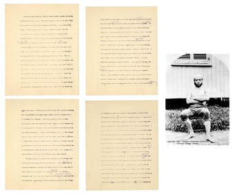 T. Roosevelt Fantastic Corrected MS On Boxing, One of His True Passions, With 21 Words In His Hand