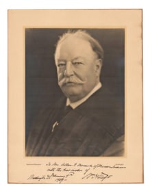 William H. Taft Supreme Court Chief Justice Photo Presented to Midwestern Radio & Television