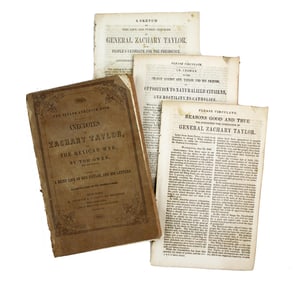 Collection of Four Zachary Taylor Essays Re: 1848 Presidential Election