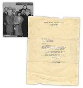 Rare Harry Truman TLS on Day of FDR's Death, 1 of 3 Known!