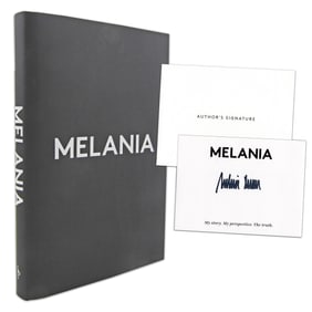 Melania Trump Boldly Signed 1st Ed. Memoir Released 1 Month Before Trump's Reelection