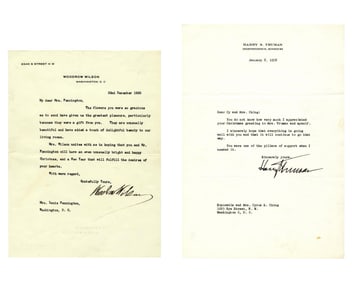 W. Wilson & H. Truman TLS' Giving Thanks to "pillars of support when I needed it!"