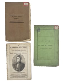 Presidential Pamphlets: Adams/Jefferson, Madison, Pierce and Fillmore - Group of 7