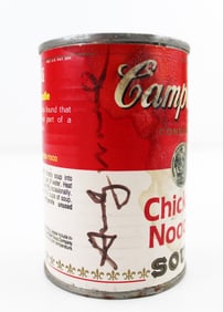 Andy Warhol Twice-Signed Campbell's Soup Can, 1987
