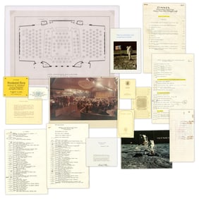 Apollo 11 Ephemera Collection From Richard Nixon's 1969 Celebratory Dinner at Century Plaza, 90+