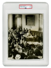 Lindbergh 1932 Trial Kidnapping Related, PSA Type I Press Photo