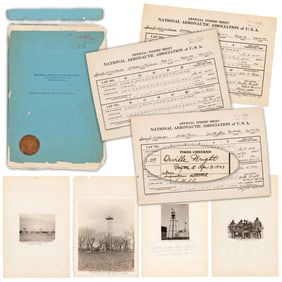 Orville Wright Aviation World Record DS & Back Up