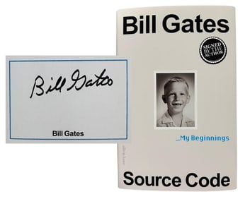 Bill Gates "Source Code" Signed Book