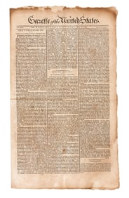 Presbyterian & Methodist Episcopal Churches Praise Washington in Important June 1789 Issue of