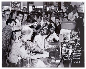 Fred Blackwell Signed "Woolworth Sit-in" Photo Essay