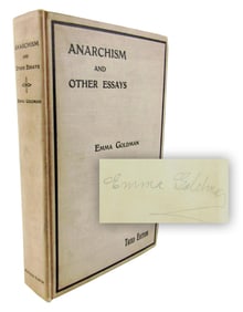 Emma Goldman Signed "Anarchism and Other Essays", 2nd Revised Ed.