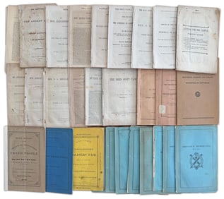 29 Important Pamphlets on the Slavery Controversy and the Civil War, Fantastic Collection