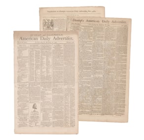 1793 Dunlap's American Daily Advertiser [3]: Runaway Slaves, Dismissal of Citizen Genet & French
