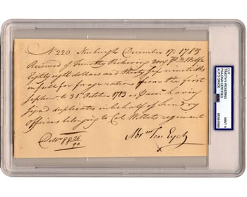 T.Pickering DS 6 Days after Washington Resigns for Rations of Key Regiment