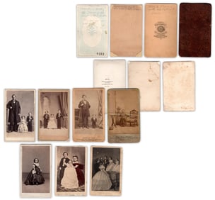 7 Cartes-de-Visite of Performing Little People in the 1870s and 1880s