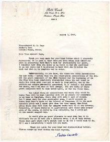 Composer and Cellist Pablo Casals Advises Vice Admiral on How to Preserve Sister’s Opera