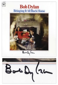 Bob Dylan Signed Album, "Bringing It All Back Home", Jeff Rosen COA