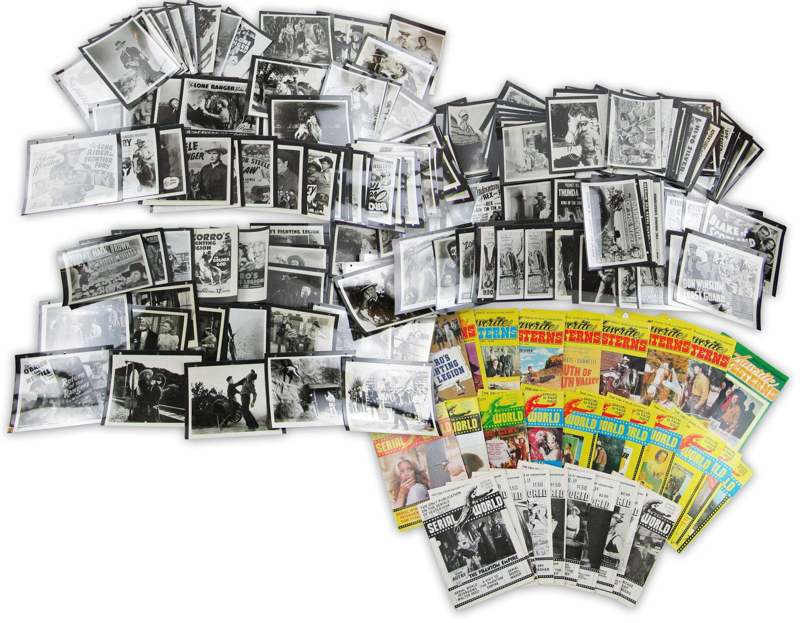 285 Photographic Movie Stills/Posters From Notable Western & Sci-Fi Serials ca. 1930s-50s, Ex. (1 of 11)