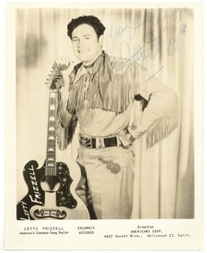 Lefty Frizzell Signed Vintage Photo - He Inspired Willie Nelson, Roy Orbison and More