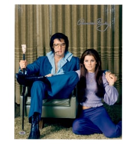 Priscilla Presley Signed Oversized Color Portrait