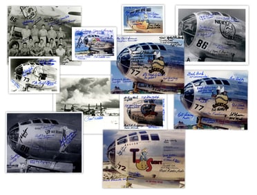 509th Composite Group Lot of 10 Crew Signed Photos: Bockscar, Some Punkins, Full House, & More! 70