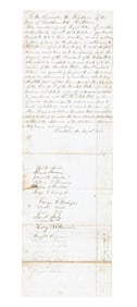 Civil War Petition Re: Lincoln's Call for Troops & Pay to Union Soldiers