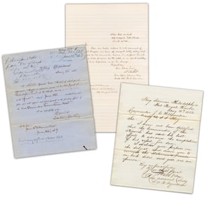 Civil War-Dated Or Era Naval Directives Signed by Gideon Welles & J.A.B. Dahlgren, 3 Pcs, 1862-1868