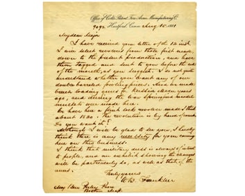 W.B. Franklin Provides Colt Arms to Military Museum. "During the war Springfield model muskets were