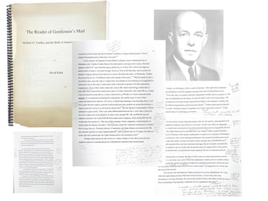 The Reader of Gentlemen's Mail: Herbert O. Yardley and the Birth of American Codebreaking by Author