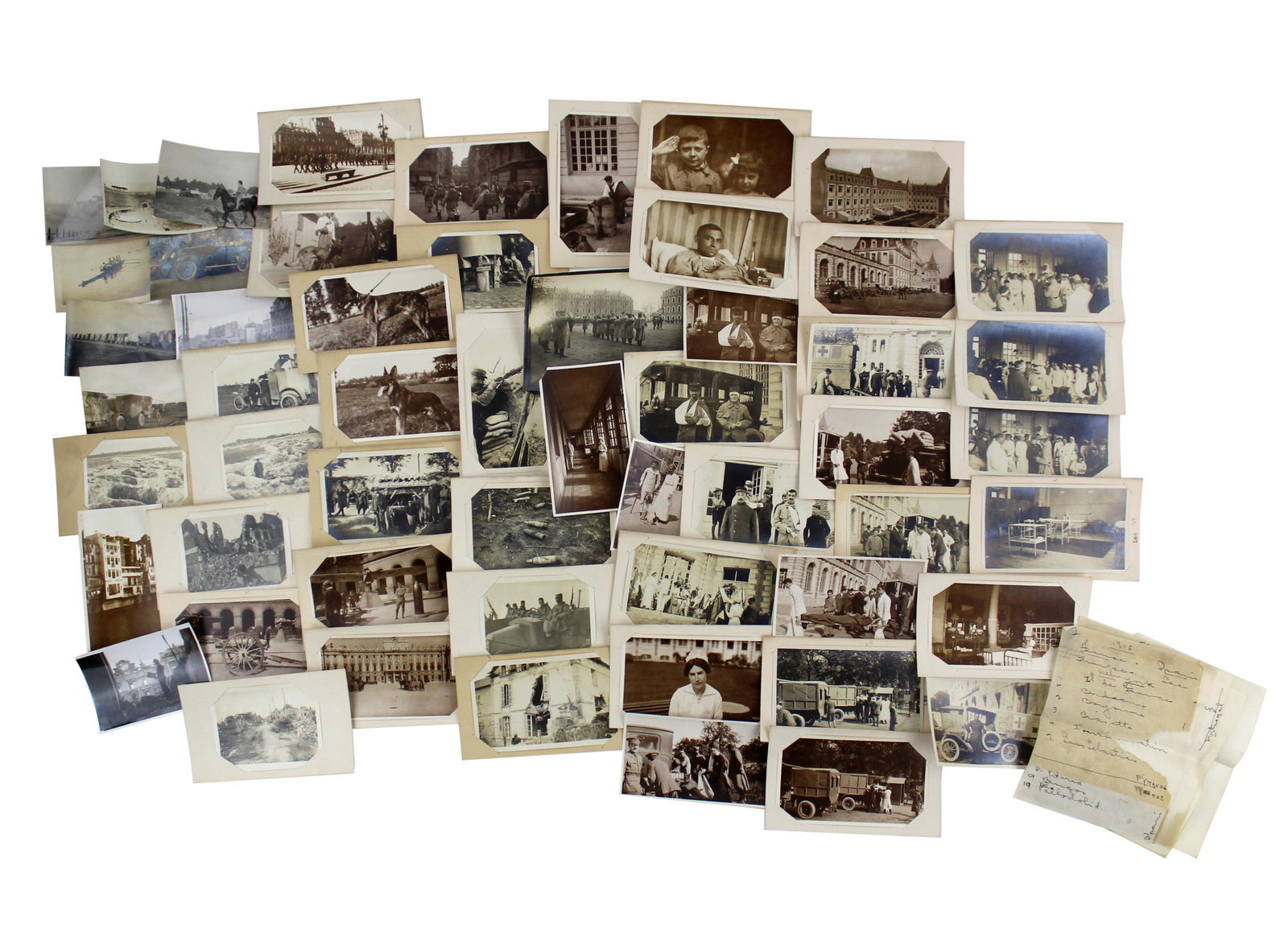 Fascinating WWI Photo Archive [135] of Dr. Walter E. Lee, Served at French Hospital in 1915 (1 of 7)