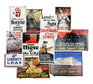 Dealer's Lot, Group of 14 First World War Liberty Bond Posters