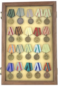 Russian WWII Medal Collection, 20 in All