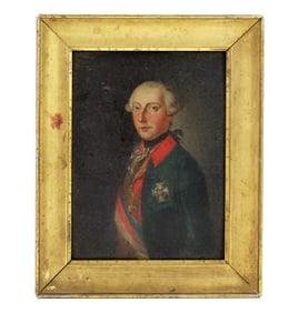 Joseph II Framed Oil Painting, Brother of Marie Antoinette