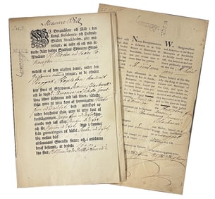 Embargo Period Sweden/America Shipping Archive, Fascinating!