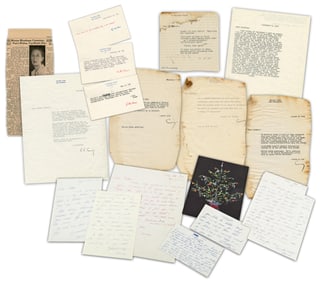 Archive of E.E. Cummings & Marion Morehouse Cummings Correspondence With Fellow Writer Selden