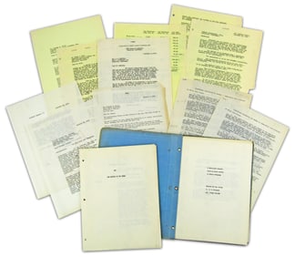 Ernest Hemingway TV & Film Adaptation Archive, ca. 1930s-50s, Re: "The Sun Also Rises" & Other