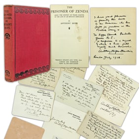 Anthony Hope Archive! Signed "The Prisoner of Zenda" Along With 10 ALSs, ANSs & Cuts