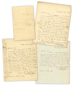 Joseph Story (4) ALS to Nephew-in-Law James William Paige, 1827-1840