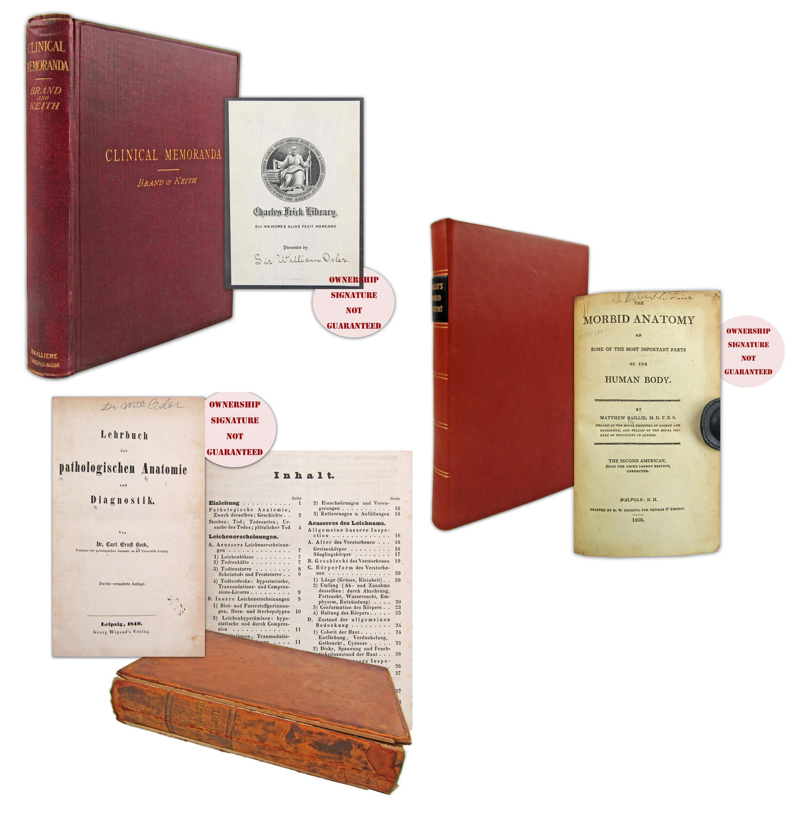 William Osler Association, (3) Books: 1808 "The Morbid Anatomy of Some of the Most Important Parts (1 of 20)