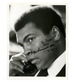 Muhammad Ali Signed Photograph with PSA LOA
