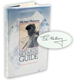 Sir Edmund Hillary Signed Book on His Mentor, Harry Ayres
