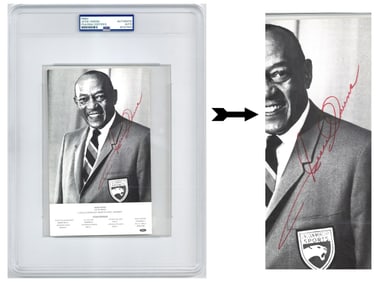 Jesse Owens Signed Photo, PSA/DNA Authenticated