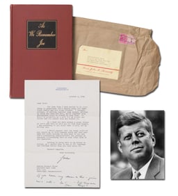 John F. Kennedy, Just Weeks After his Older Brother's Tragic Death, Seeks Help on a Tribute Volume
