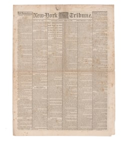 New-York Tribune Publishing Numerous Accounts of Death of John Wilkes Booth