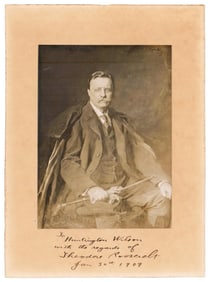T. Roosevelt, Gentleman-Sportsman! Signed Presentation Photo After Famous Laszlo Painting
