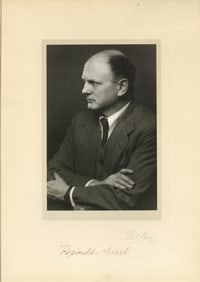 Reginald Marsh Signed Pach Brothers Photo - Renowned Painter of New York