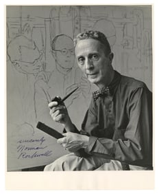 Norman Rockwell Fine Signed Photograph