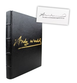 Andy Warhol Boldly Signed "Andy Warhol's Exposures", JSA Authenticated